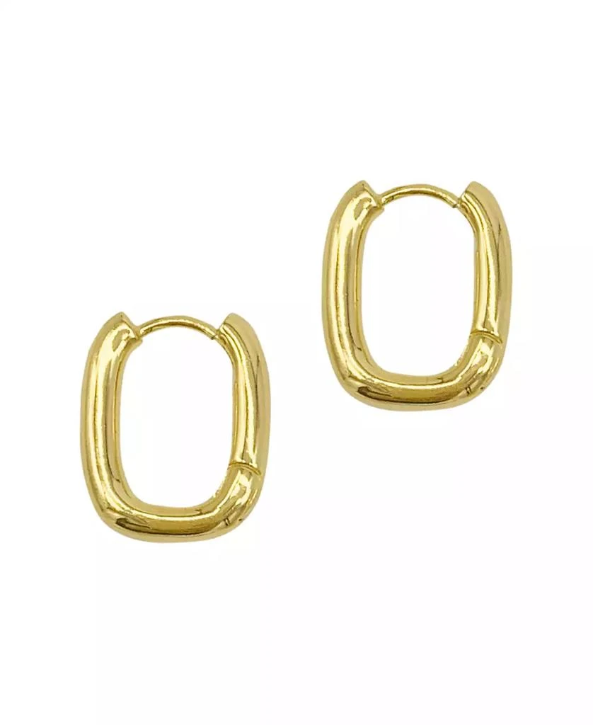 商品ADORNIA|Rectangle Hoops Earrings,价格¥95,第1张图片