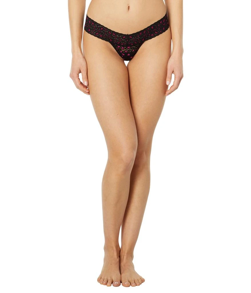 商品Hanky Panky|Cross Dyed Leopard Petite Low Rise Thong,价格¥107,第1张图片