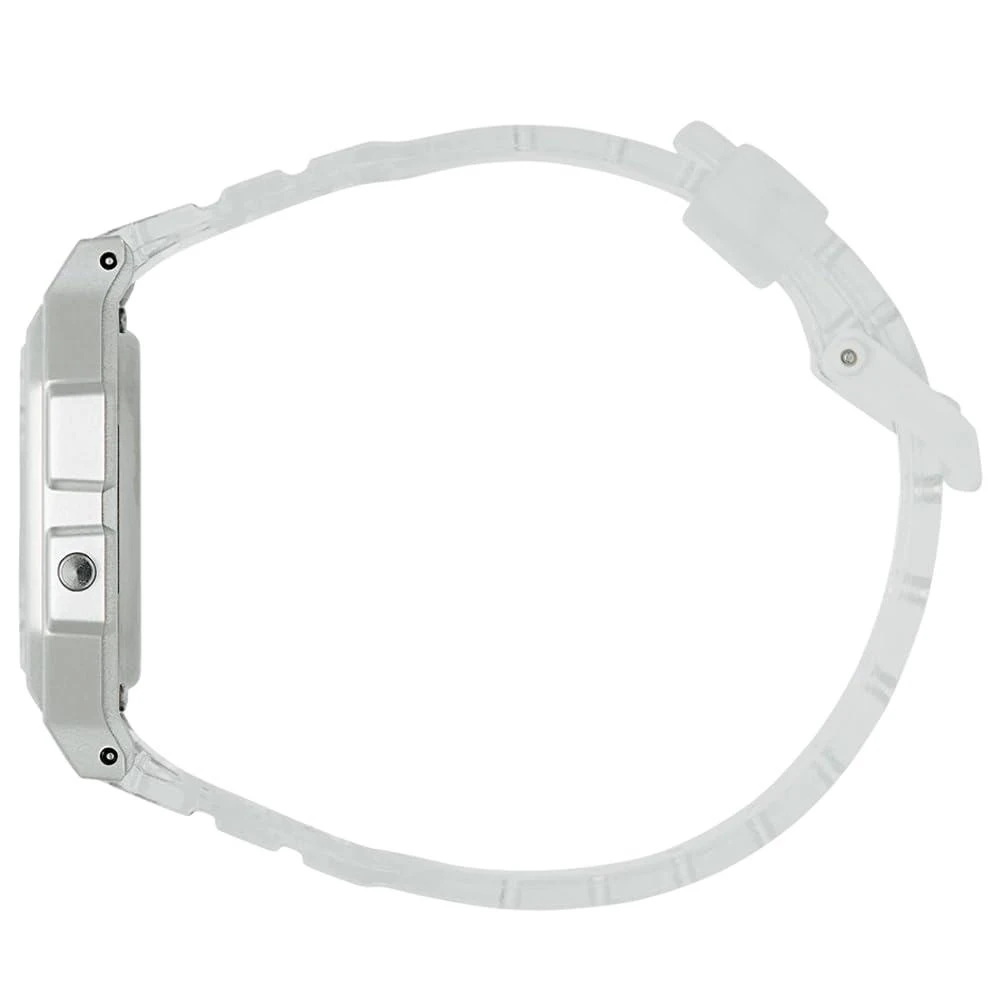 商品Casio|Casio Collection Unisex Digital Watch, White, 38.2 x 35.2 x 8.5 mm, Single,价格¥246,第3张图片详细描述