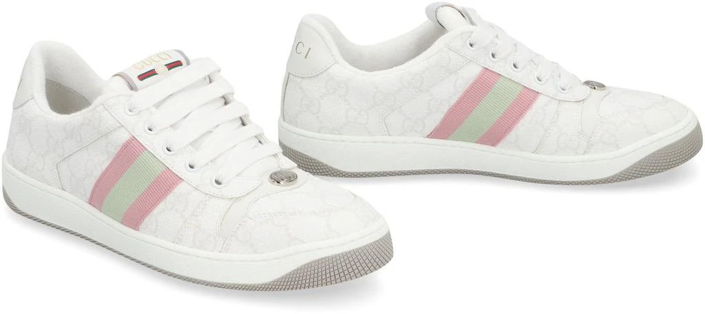 商品Gucci|GUCCI SCREENER LOW-TOP SNEAKERS,价格¥6384,第3张图片详细描述