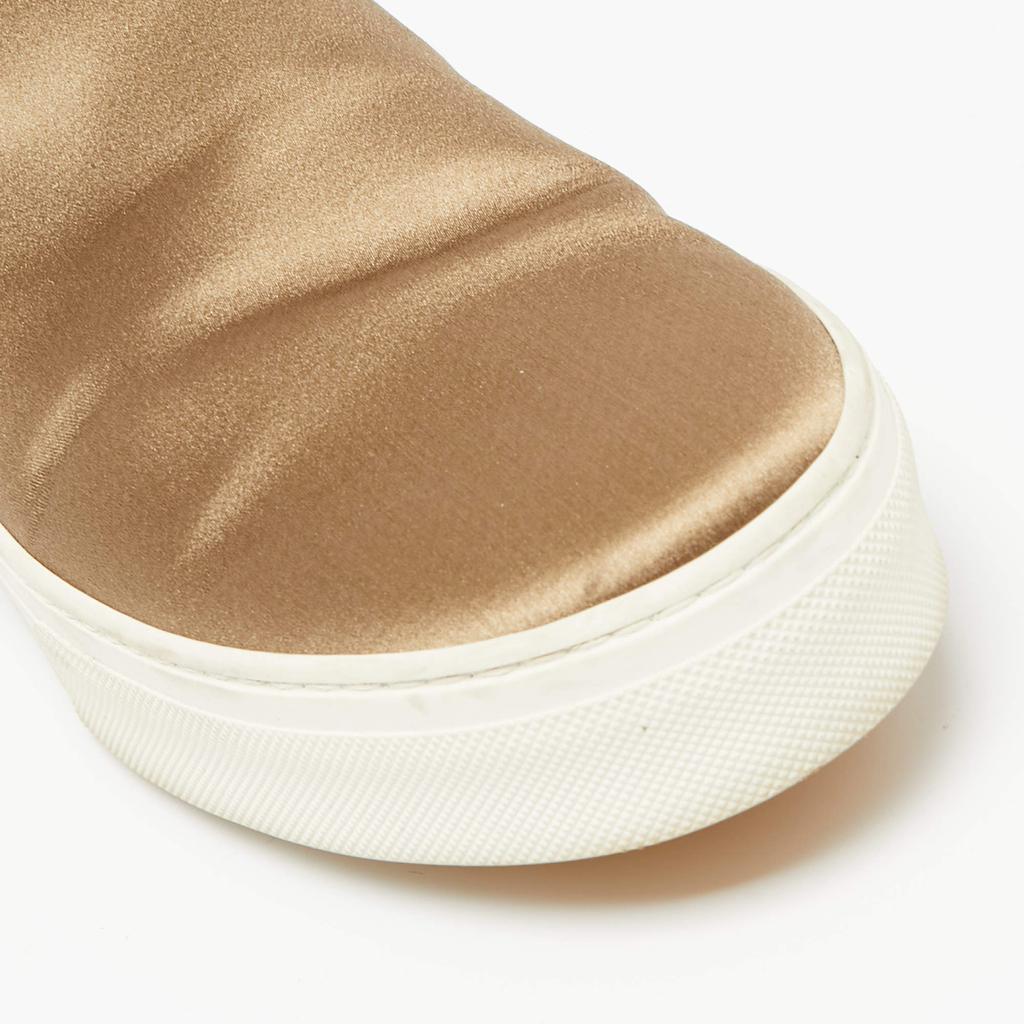 Celine Olive Green Satin Slip-On Sneakers Size 41商品第7张图片规格展示