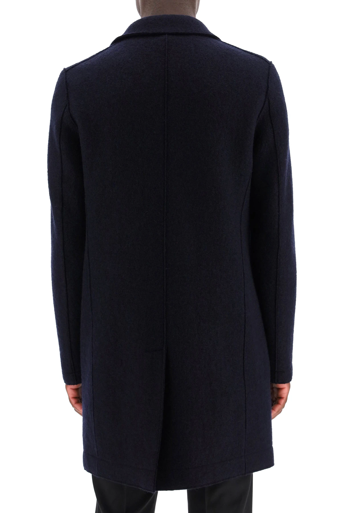 商品【商品预售7天】 Harris Wharf London|Harris Wharf London 男士大衣 C9101MLC358 深蓝色,价格¥1819,第4张图片详细描述