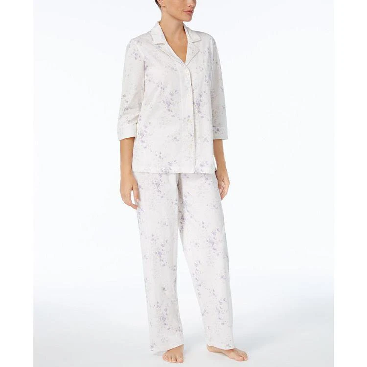 商品Ralph Lauren|Printed Cotton Knit Pajama Set,价格¥511,第1张图片