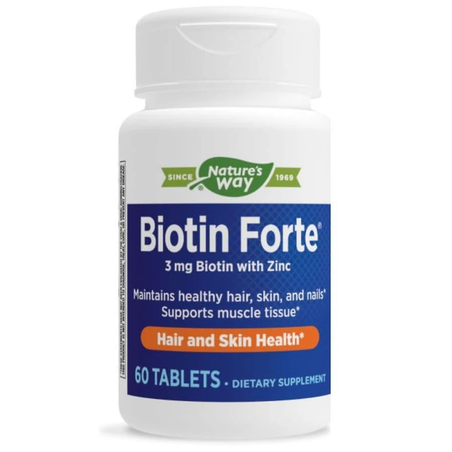 商品Nature's Way|Biotin Forte Tablets,价格¥74,第1张图片