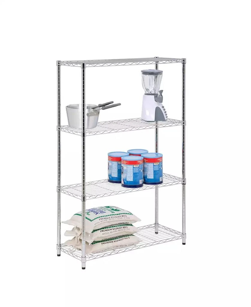 商品Honey Can Do|Heavy Duty 4 Tier Adjustable Shelving Unit,价格¥936,第4张图片详细描述