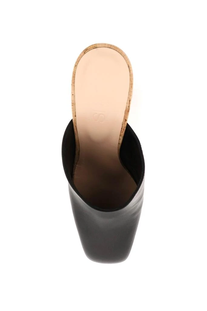 商品SI ROSSI|Si Sergio Rossi Nappa And Cork Si Rossi Mules,价格¥2340,第2张图片详细描述