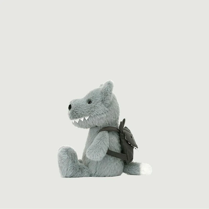 商品Jellycat|Backpack Wolf Plush Dark Brown JELLYCAT,价格¥253,第3张图片详细描述