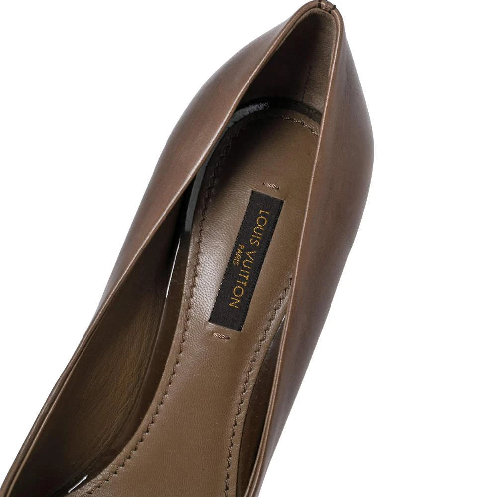 Louis Vuitton Brown Leather Pumps Size 38 商品