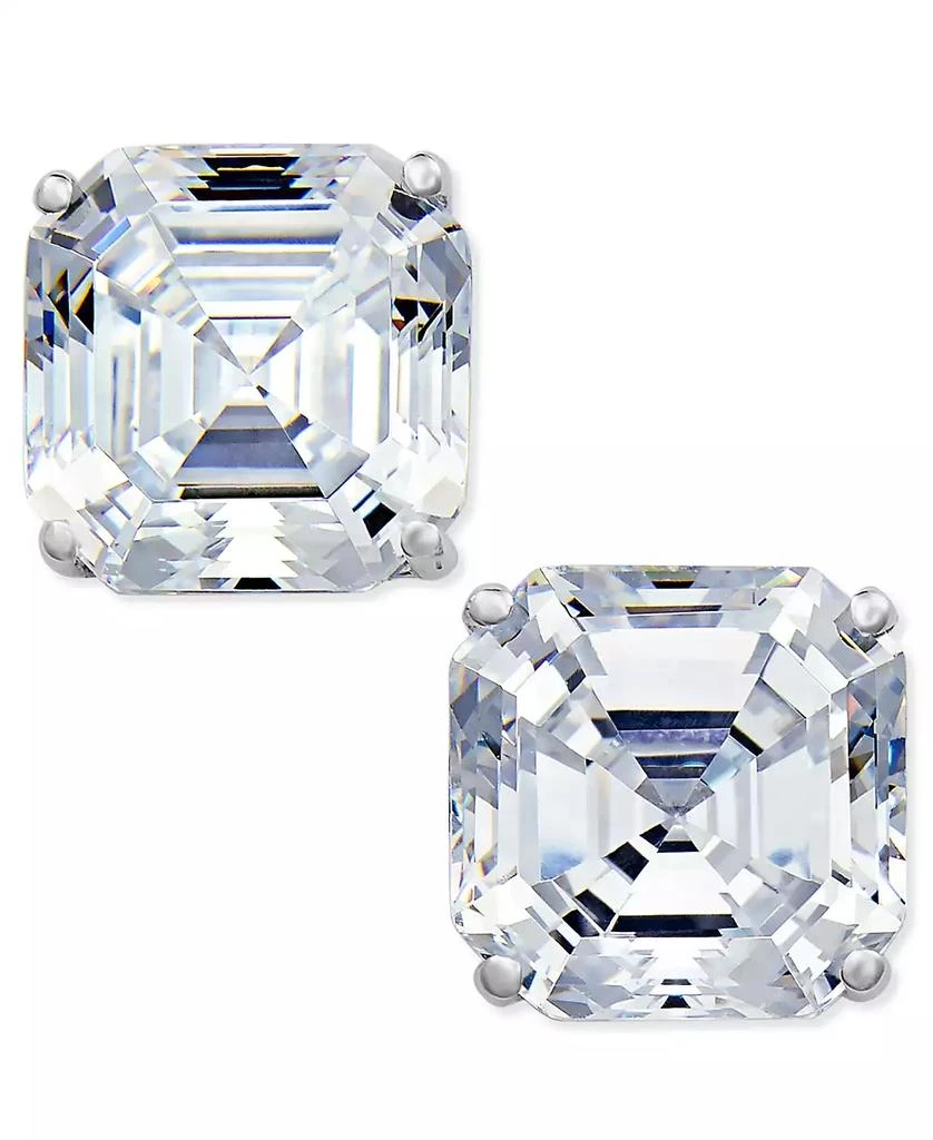 商品Arabella|Cubic Zirconia Asscher Stud Earrings in 14k White Gold, Created for Macy's,价格¥785,第1张图片