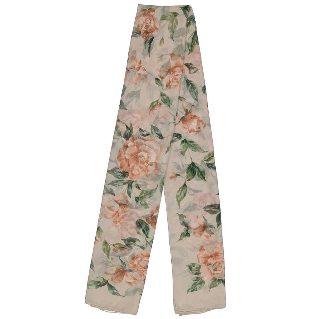 商品Max Mara|Max Mara Amberglow Dimma Floral Print Silk Scarf,价格¥838,第2张图片详细描述
