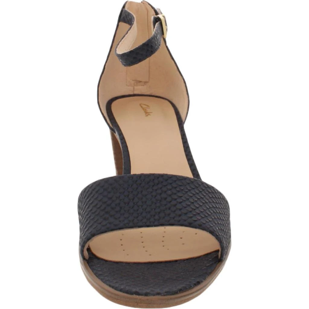 商品Clarks|Clarks Kaylin 60 2 Part Women's Leather Ankle Wrap Dress Sandals,价格¥169,第3张图片详细描述