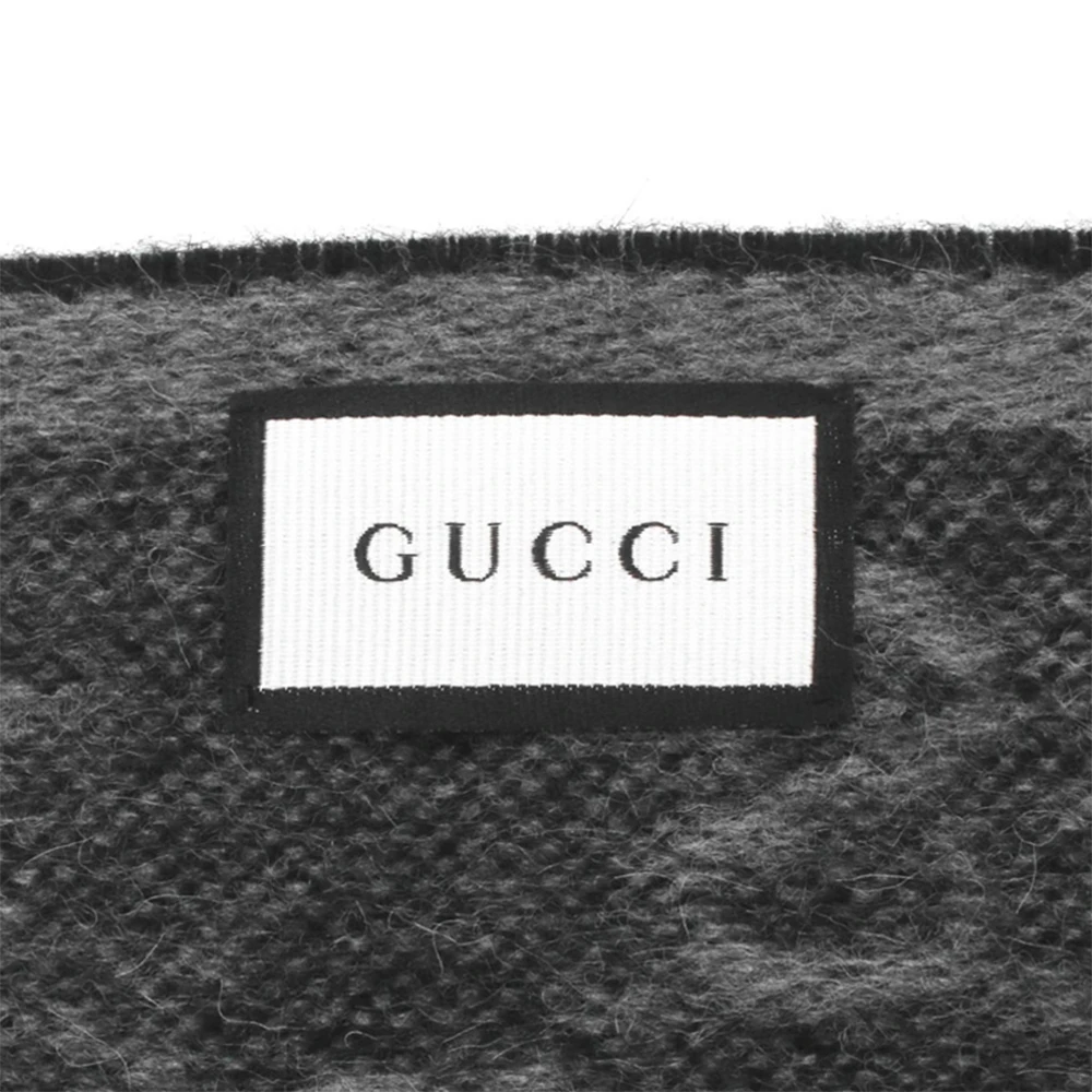 GUCCI 深灰色中性围巾 570603-3G200-1466 商品