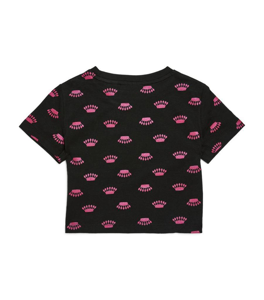 商品Juicy Couture|Embellished Logo Crown T-Shirt (3-16 Years),价格¥412,第4张图片详细描述