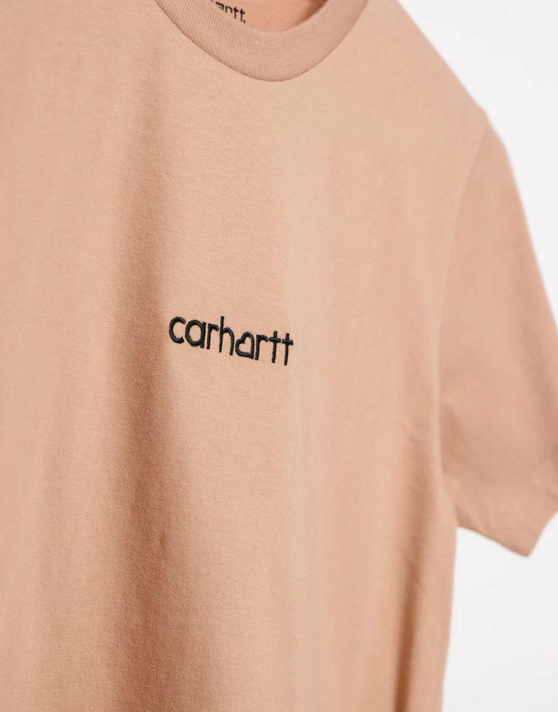 商品Carhartt|Carhartt WIP relaxed t-shirt with small chest logo,价格¥269,第4张图片详细描述