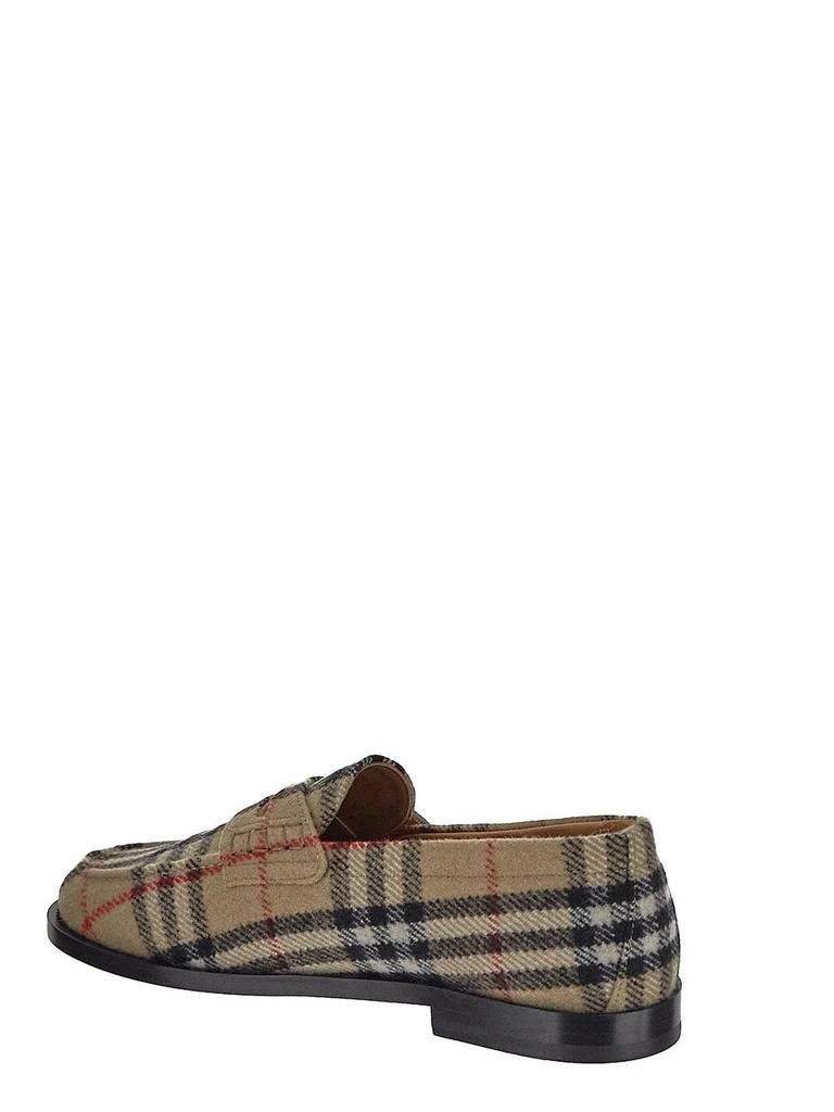 商品Burberry|Check Wool Felt Loafers,价格¥2376,第3张图片详细描述