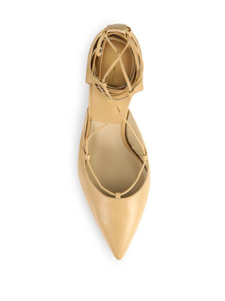 商品Michael Kors|Gabby Point Toe Leather Lace-Up Pumps,价格¥1183,第4张图片详细描述