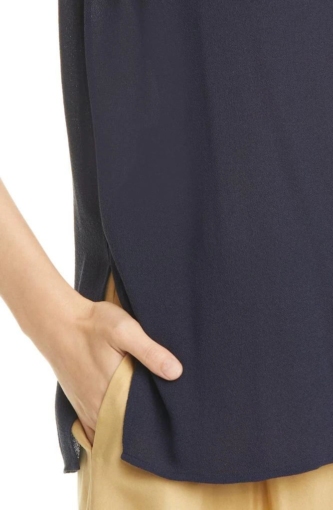 商品Vince|Textured Silk Tank,价格¥344,第4张图片详细描述