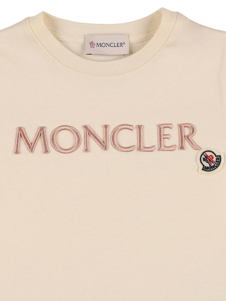 商品Moncler|Logo刺绣棉质T恤,价格¥1641,第2张图片详细描述