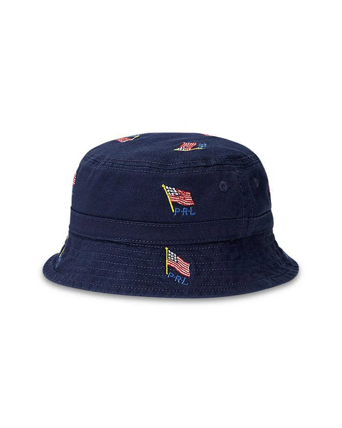 商品Ralph Lauren|Ralph Lauren Boys' Flag Cotton Twill Bucket Hat - Baby,价格¥133,第2张图片详细描述