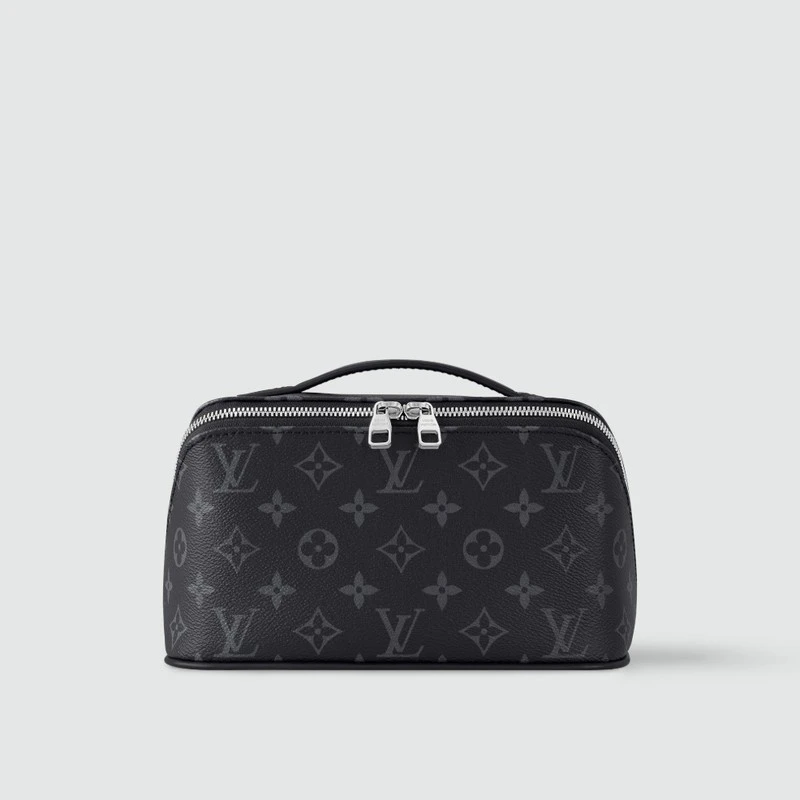 商品Louis Vuitton|【预售3-7天】LV/路易威登 男士黑色帆布/牛皮化妆包,价格¥8473,第5张图片详细描述