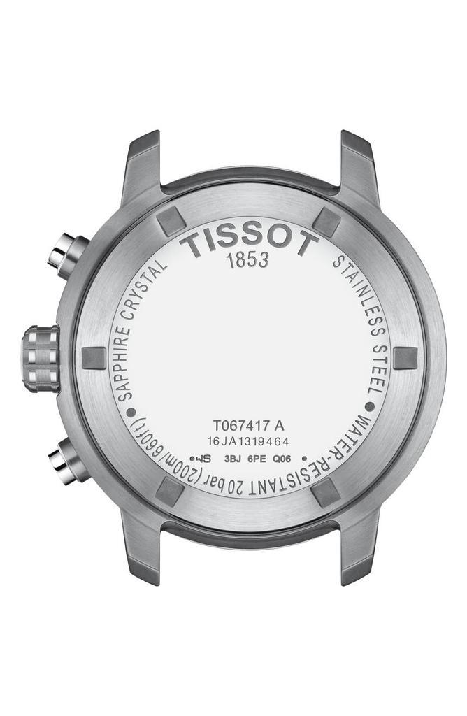商品Tissot|Men's PRS200 Swiss Quartz Leather Strap Watch, 42mm,价格¥2043,第5张图片详细描述