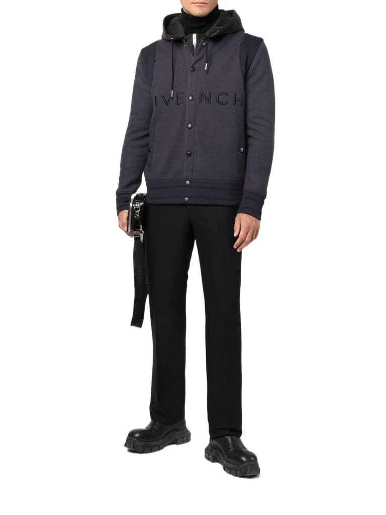 商品Givenchy|Givenchy men's blue wool outerwear jacket,价格¥10685,第4张图片详细描述