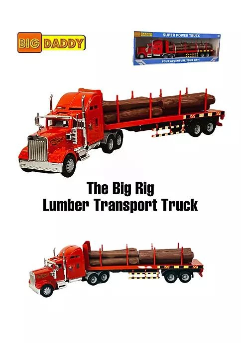 商品BIG DADDY|Daddy Big Daddy Big Rig Lumber Transport Truck,价格¥202,第4张图片详细描述