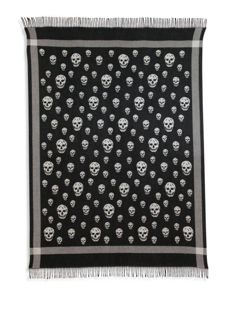 商品Alexander McQueen|Wool & Silk Skull Shawl,价格¥4759,第2张图片详细描述