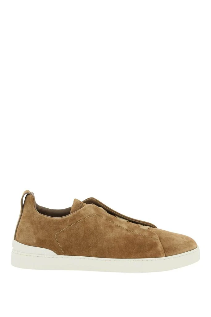商品Zegna|Zegna Triple Stitch Slip On Sneakers,价格¥3233,第1张图片