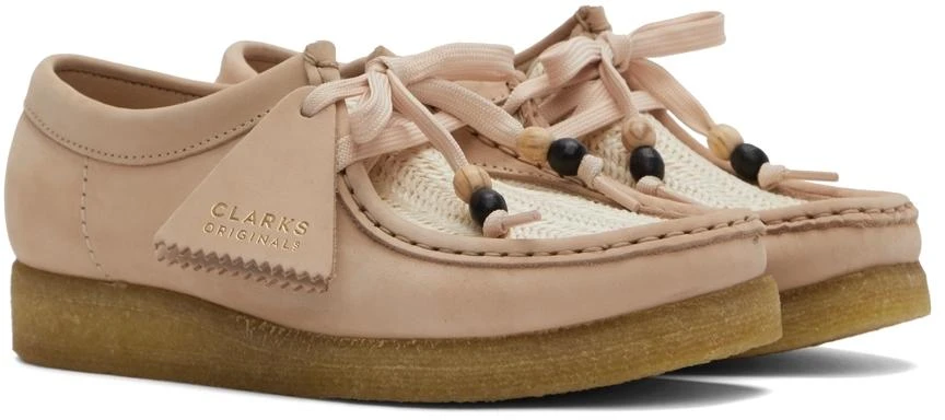 商品Clarks|Pink Wallabee Derbys,价格¥492,第4张图片详细描述