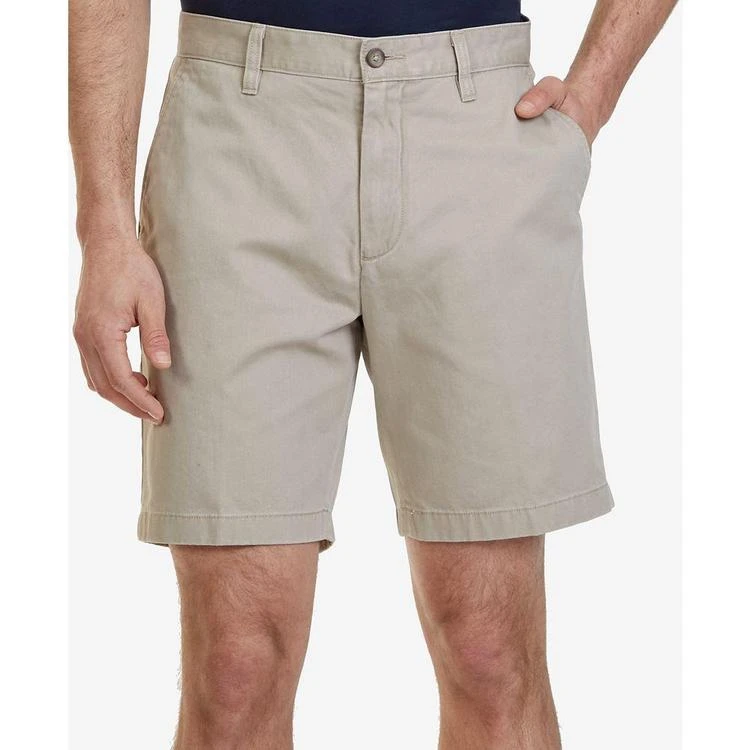 商品Nautica|Men's Flat-Front Cotton 8 1/2" Deck Shorts,价格¥425,第1张图片