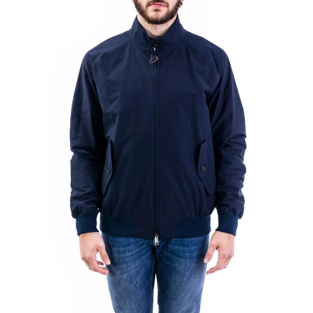 商品Baracuta|Baracuta Men&#39;s  Blue Cotton Outerwear Jacket,价格¥3377,第2张图片详细描述