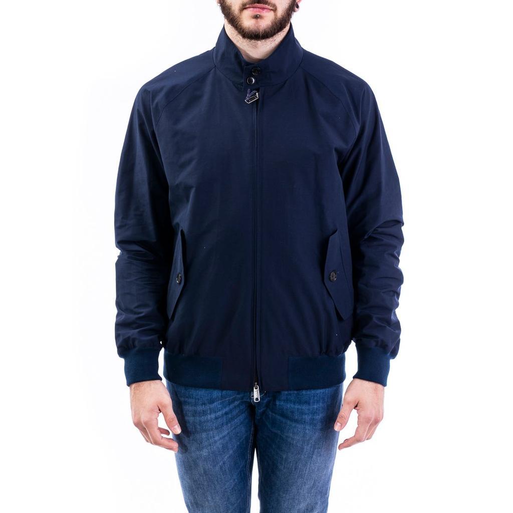 商品Baracuta|Baracuta Men's  Blue Cotton Outerwear Jacket,价格¥3144,第4张图片详细描述