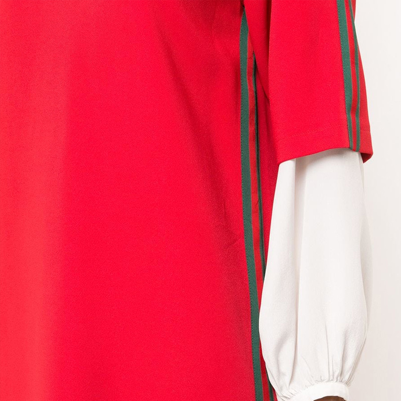 商品[国内直发] Gucci|GUCCI 红色女士连衣裙 528977-KR01-6100,价格¥8268,第1张图片