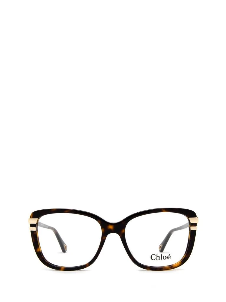 商品Chloé|Chloé Eyewear Squared Frame Glasses,价格¥2298,第1张图片