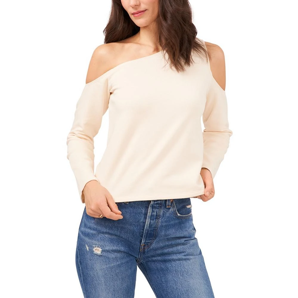 商品1. State|Women's Asymmetrical One Shoulder Long Sleeve Top,价格¥516,第1张图片