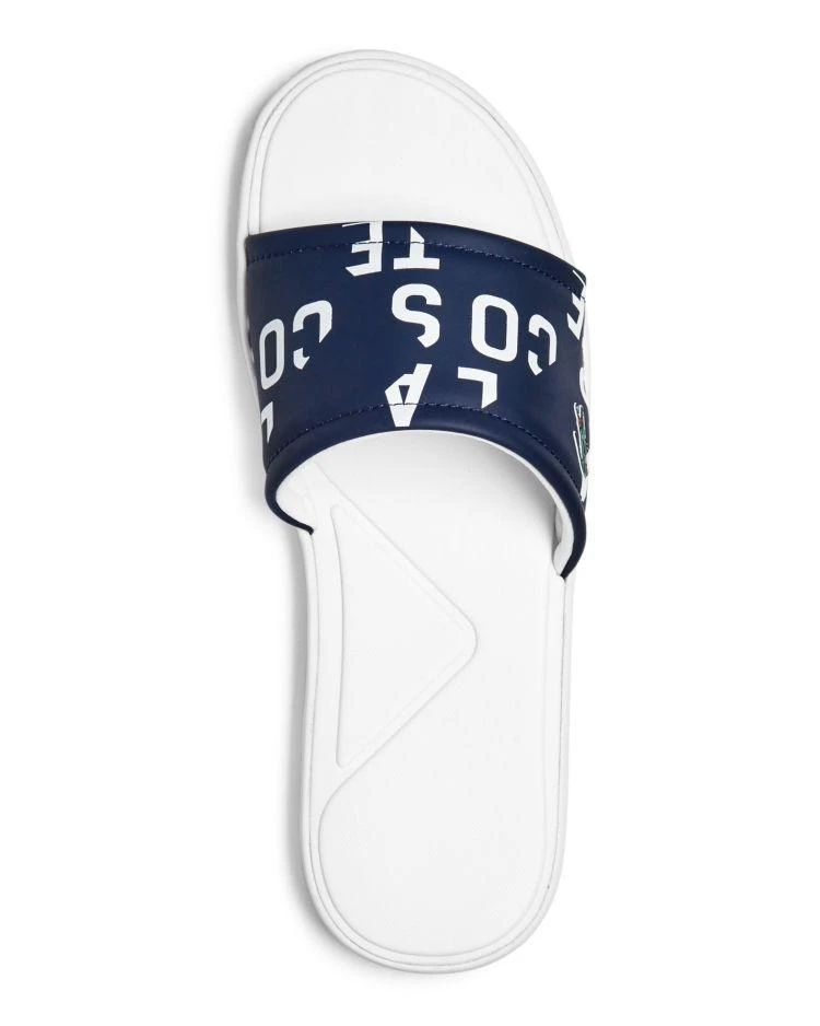 商品Lacoste|Logo Printed Slide Sandals,价格¥374,第2张图片详细描述