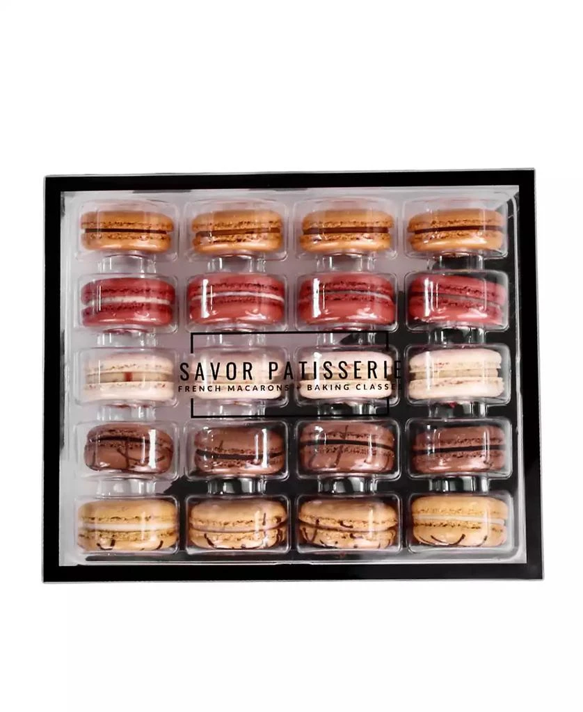 商品Savor Patisserie|The Best Sellers Collection French Macarons, 20 Count Box,价格¥374,第1张图片