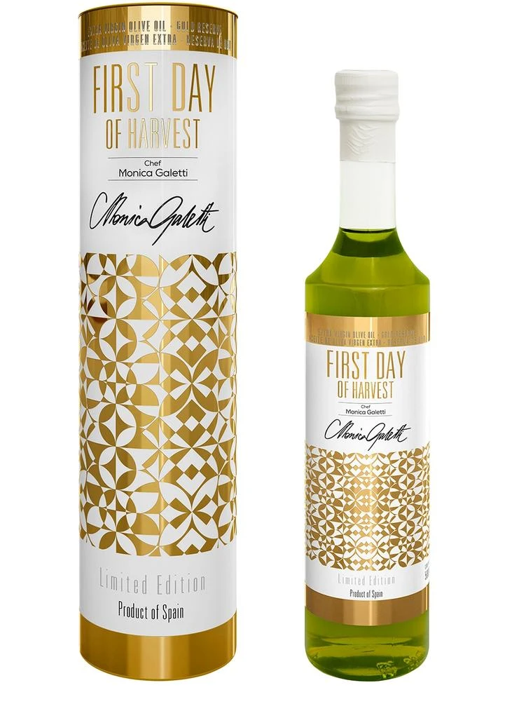 商品Picualia|Monica Galetti First Day of Harvest Gold Reserve Extra Virgin Olive Oil 500ml,价格¥488,第1张图片