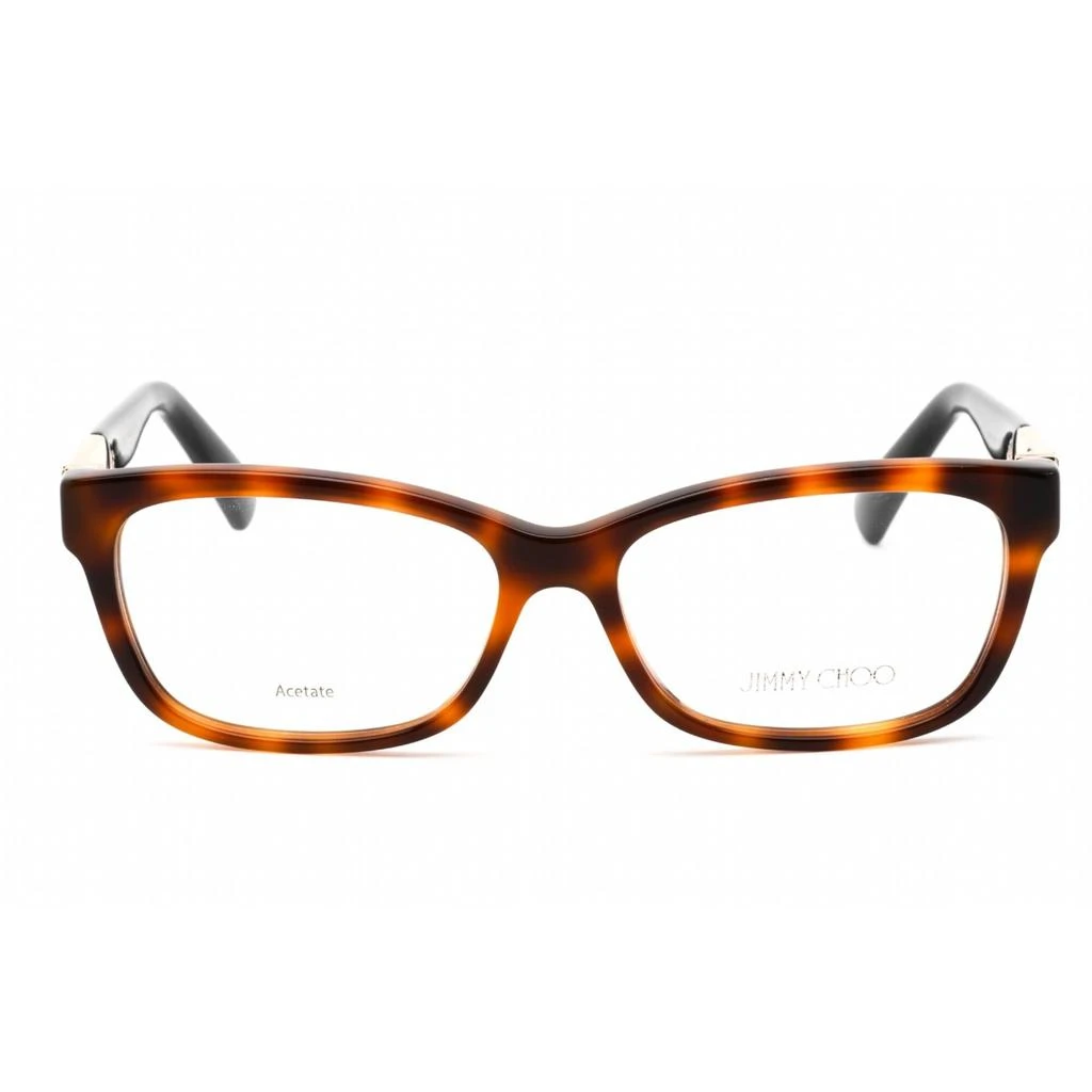 商品Jimmy Choo|Jimmy Choo Women's Eyeglasses - Full Rim Cat Eye Havana/Black Frame | JC110 06VL 00,价格¥562,第2张图片详细描述