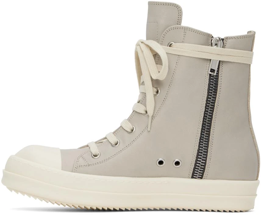 商品Rick Owens|Off-White Washed Calf Sneakers,价格¥7259,第3张图片详细描述