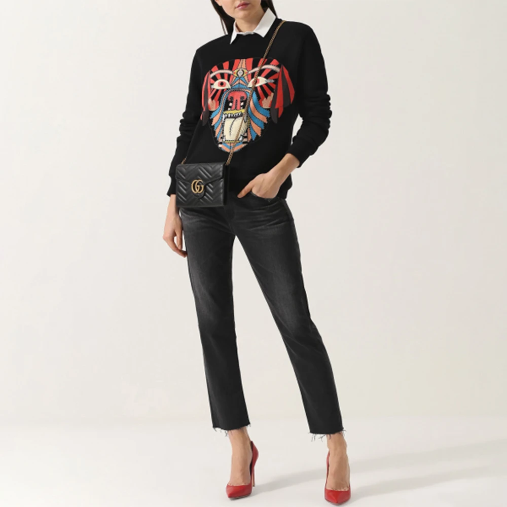GIVENCHY 女士黑色部落卫衣 17Y7741487-001 商品