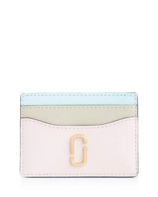 商品Marc Jacobs|Snapshot Color-Block Embossed 真皮卡包,价格¥556,第1张图片