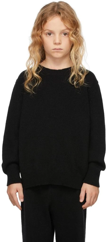 商品The Row|Kids Black Cashmere Dewey Sweater,价格¥1936,第2张图片详细描述