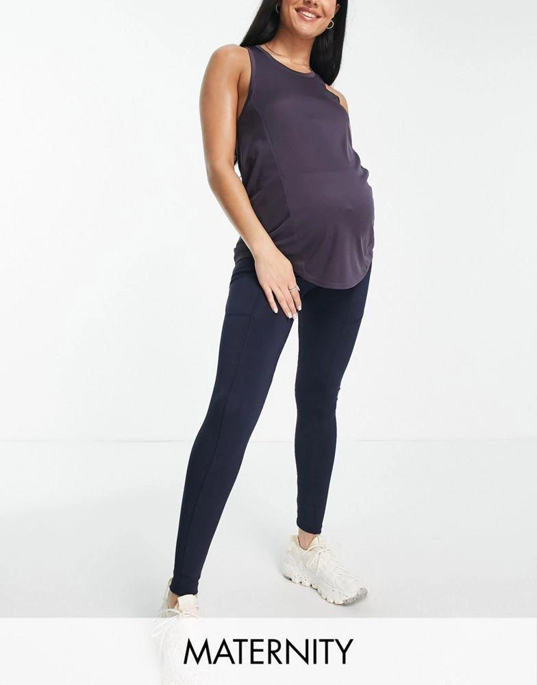 商品ASOS|ASOS 4505 Maternity Icon legging with bum sculpt detail,价格¥133,第1张图片