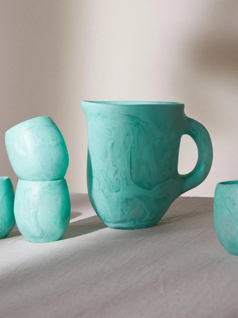 商品Dinosaur Designs|Rock large marbled-resin jug,价格¥1254,第2张图片详细描述