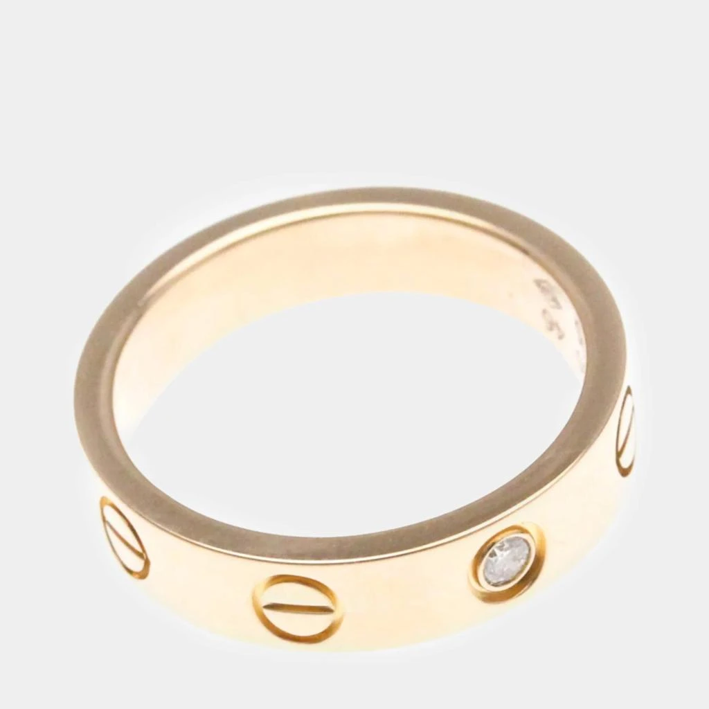 商品[二手商品] Cartier|Cartier 18K Love Rose Gold, Diamond Ring EU 46,价格¥10618,第5张图片详细描述