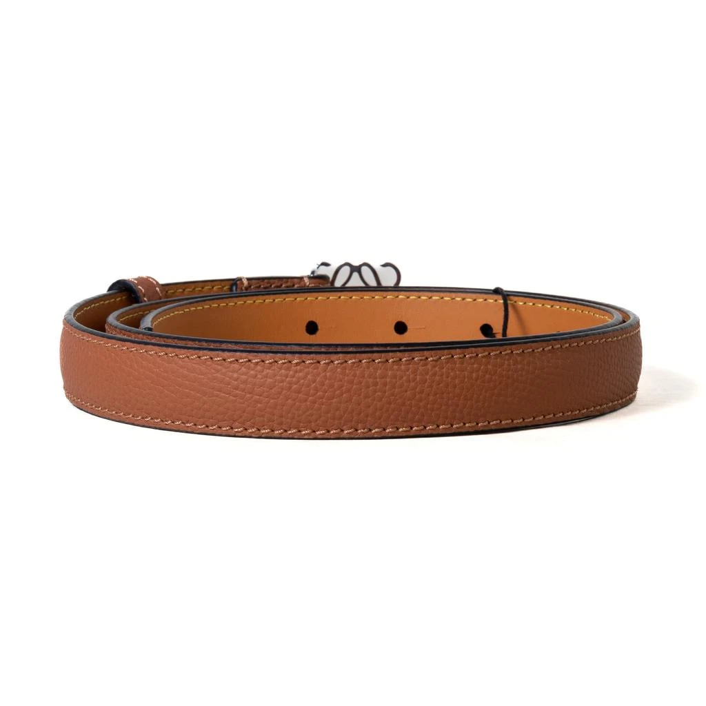 商品Loewe|Loewe Anagram Smooth Calfskin Brass Belt Tan,价格¥4222,第2张图片详细描述