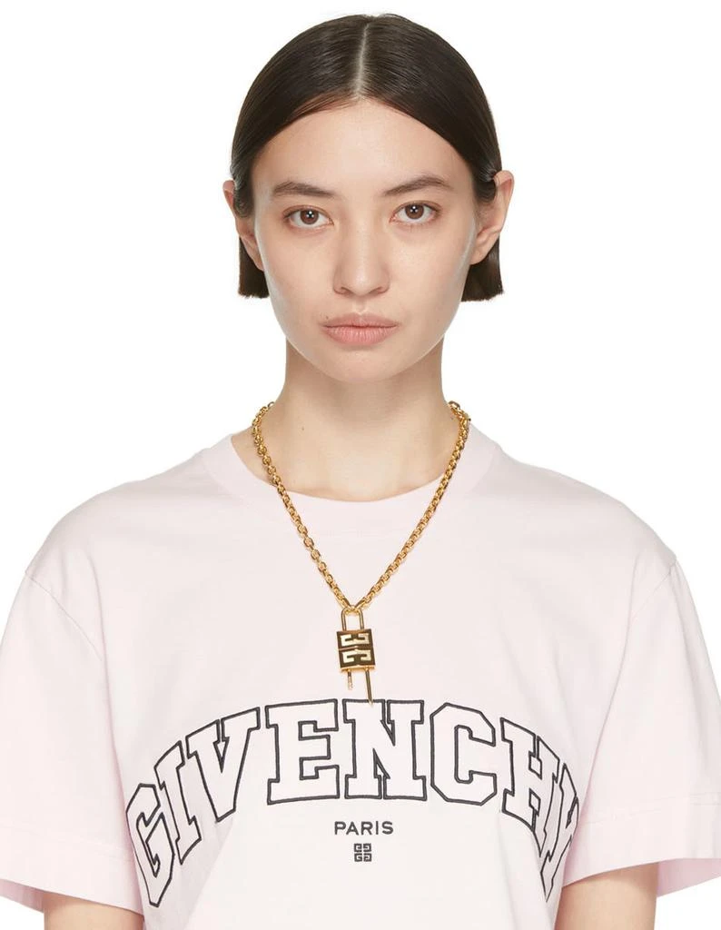 商品Givenchy|Gold Lock Necklace,价格¥5721,第3张图片详细描述