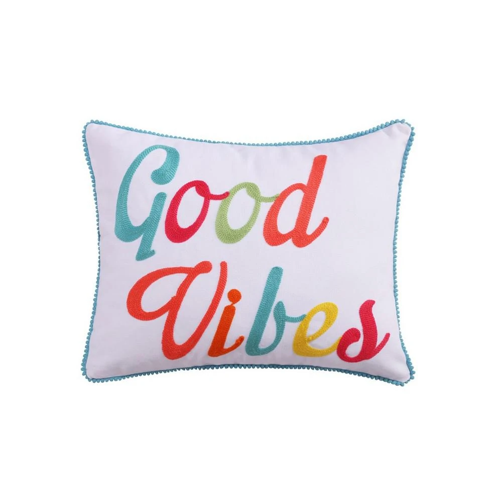 商品Levtex|Majestic Good Vibes Decorative Pillow, 14" x 18",价格¥596,第1张图片